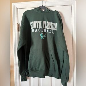 Champion Green South Florida Baseball Hoodie